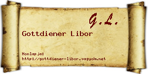 Gottdiener Libor névjegykártya
